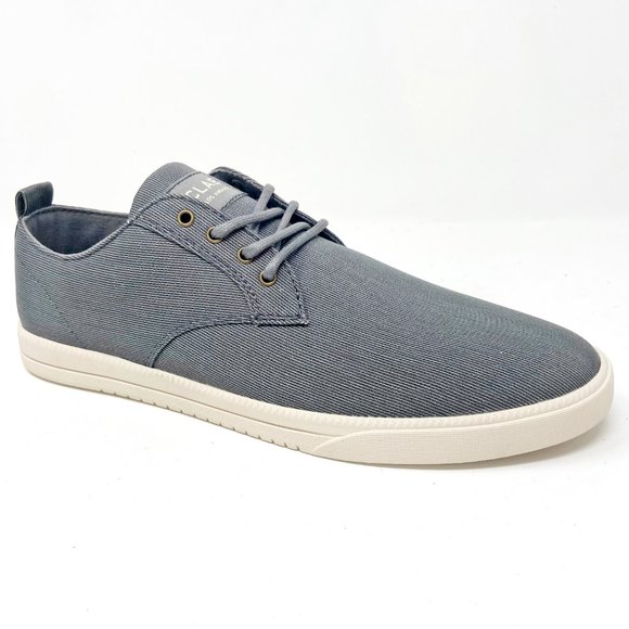 Clae Ellington Textile Charcoal Mens Premium Casual Sneakers - Picture 2 of 5